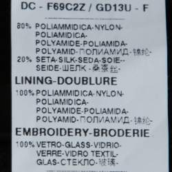 مملوكة مسبقًا فستان دولتشي آند غابانا شبكة أسود مزخرف طبقات L