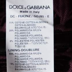 مملوكة مسبقًا فستان دولتشي أند غابانا كورسيه بلا حمالات مزخرف حليات موردة تول ثنائي اللون S