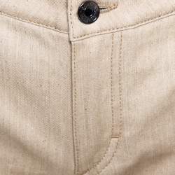 مملوكة مسبقًا بنطلون جينز دولتشي أند غابانا دينم بيج كيوت فيت مقاس كبير (لارج)