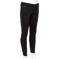 Pre Owned Dolce & Gabbana Black Cotton Pretty Fit Jeans M