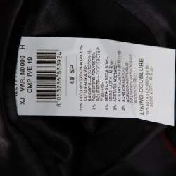 Pre Owned Dolce & Gabbana Black Velvet Casino Tuxedo Jacket L