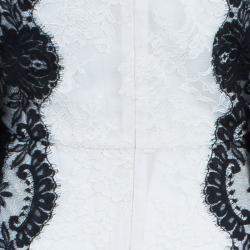 مملوكة مسبقًا Dolce & Gabbana White Lace Detail Gown M