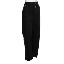 Pre Owned بنطلون جينز دولتشي أند غابانا دينم أسود قصه بوي فريند مقاس كبير جداً (اكس لارج)