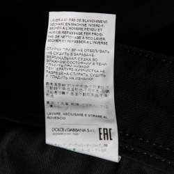 Pre Owned بنطلون جينز دولتشي أند غابانا دينم أسود قصه بوي فريند مقاس كبير جداً (اكس لارج)