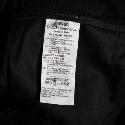 Pre Owned بنطلون جينز دولتشي أند غابانا دينم أسود قصه بوي فريند مقاس كبير جداً (اكس لارج)