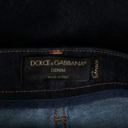 Pre Owned Dolce & Gabbana Blue Denim Grace Fit Jeans XL