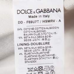 Pre Owned Dolce & Gabbana Multicolor Majolica Printed Cotton Flared Dress S