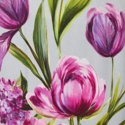 Pre Owned Dolce & Gabbana Grey Crepe Midi Skirt XS