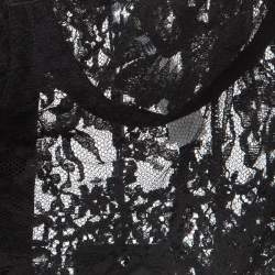 Pre Owned Dolce & Gabbana Black Lace Bralette Top XL