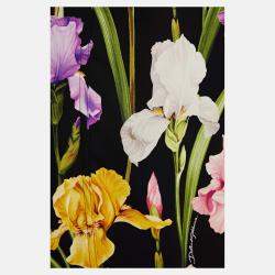 Pre Owned Dolce & Gabbana Silk Knee Length Dress 44