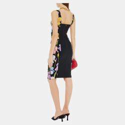 Pre Owned Dolce & Gabbana Silk Knee Length Dress 44
