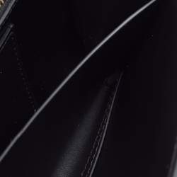 Pre Owned Dolce & Gabbana Black Leather DG Millennials Crossbody Bag