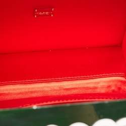 Dolce & Gabbana Multicolor Wood and Lizard Embossed Leather Teatro Lei Pupi Dolce Dolce Box Bag