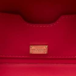 Dolce & Gabbana Gold Wood Angel Cherub Box Top Handle Bag