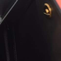 Dolce & Gabbana Red/Gold Acrylic and Leather Fashion House Dolce Box Top Handle Bag