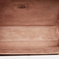 Dolce & Gabbana White/Red Acrylic and Leather Della Sicilia Dolce Box Top Handle Bag
