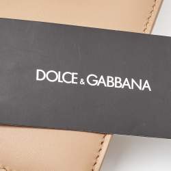 Dolce & Gabbana Beige Leather Lucia Shoulder Bag