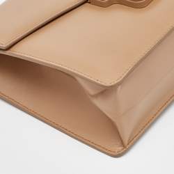 Dolce & Gabbana Beige Leather Lucia Shoulder Bag