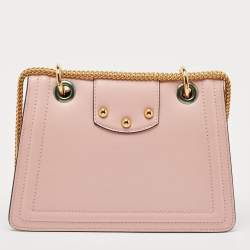 مملوكة مسبقًا Dolce & Gabbana Light Pink Leather DG Amore Shoulder Bag
