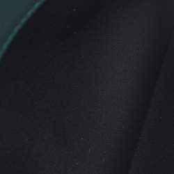 Pre Owned Dolce & Gabbana Dark Green Leather Small Miss Sicily 58 Top Handle Bag