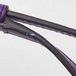 مملوكة مسبقًا حقيبة كلتش دولتشي أند غابانا ساتان ودانتيل أزرق ملكي قفل بسلسلة 