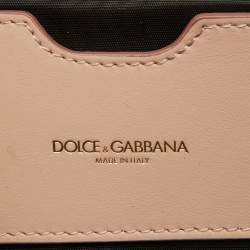 Pre Owned Dolce & Gabbana Beige Lace and Satin Sicily Flap Clutch