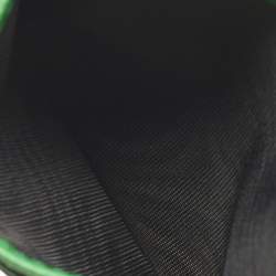 مملوكة مسبقًا حامل بطاقات بشعار جلد أخضر دولتشي أند غابانا