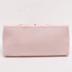 مملوكة مسبقًا Dolce & Gabbana DG Loves London Pink/Red Canvas and Leather Shopper Tote