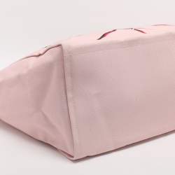 مملوكة مسبقًا Dolce & Gabbana DG Loves London Pink/Red Canvas and Leather Shopper Tote