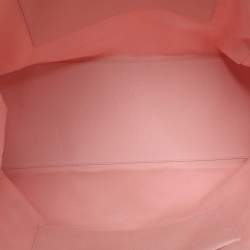 مملوكة مسبقًا Dolce & Gabbana DG Loves London Pink/Red Canvas and Leather Shopper Tote