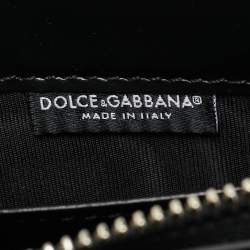 Pre Owned Dolce & Gabbana Mini Black Leather Crossbody Bag