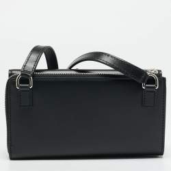 Pre Owned Dolce & Gabbana Mini Black Leather Crossbody Bag