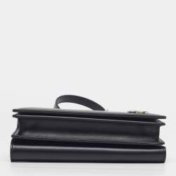 Pre Owned حقيبة كروس بودي جلدية سوداء صغيرة دولتشي أند غابانا