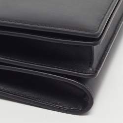 Pre Owned حقيبة كروس بودي جلدية سوداء صغيرة دولتشي أند غابانا