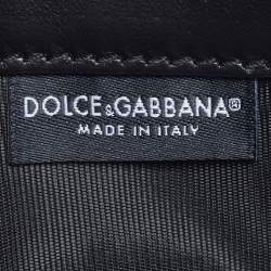 Pre Owned حقيبة كروس بودي جلدية سوداء صغيرة دولتشي أند غابانا