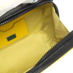 مملوكة مسبقًا حقيبة كروس دولتشي أند غابانا غيرلز DG كانفاس مقوى أسود و أصفر