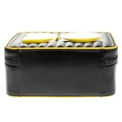 مملوكة مسبقًا حقيبة كروس دولتشي أند غابانا غيرلز DG كانفاس مقوى أسود و أصفر