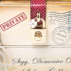 مملوكة مسبقًا Dolce & Gabbana Multicolor Snakeskin and Plastic Inlaid Wood Top Handle Box Bag