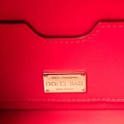 مملوكة مسبقًا Dolce & Gabbana Multicolor Snakeskin and Plastic Inlaid Wood Top Handle Box Bag