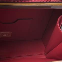 مملوكة مسبقًا Dolce & Gabbana Multicolor Snakeskin and Plastic Inlaid Wood Top Handle Box Bag