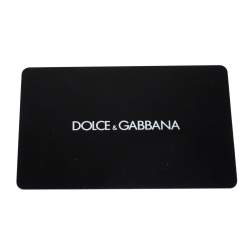 Dolce & Gabbana Metallic Silver Leather Millennials Chain Clutch