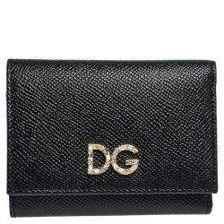 Dolce & Gabbana Dauphine Calfskin Mini Bag With Rhinestone-detailed Dg Logo  in Purple