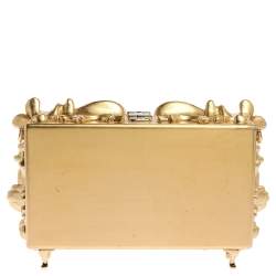 Pre Owned حقيبة دولتشي أند غابانا باروك دولتشي بوكس متعددة الألوان مرآة من الأكريليك 