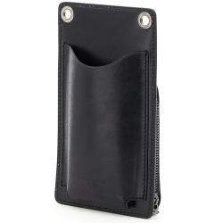 Pre Owned Dolce & Gabbana Black Leather Horsehide Phone bag