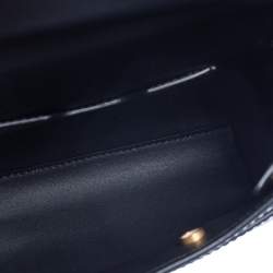 Pre Owned Dolce & Gabbana Black Leather Mini Sicily 58 Top Handle Bag