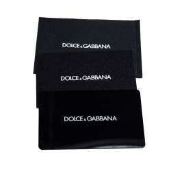 مملوكة مسبقًا Dolce & Gabbana Black/Brown Leopard Print Coated Canvas Trifold Wallet