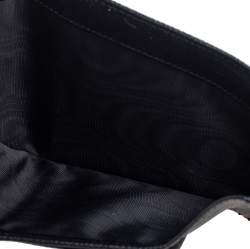 Pre Owned محفظة دو لتشي أند غابانا طباعة غرافيتي سوداء ثلاثية الطي