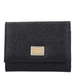 Dolce & Gabbana Mixed Star Dauphine Calfskin Continental Wallet