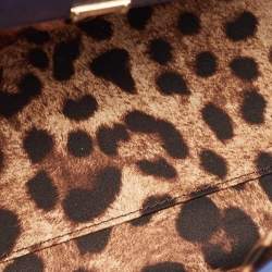 Dolce & Gabbana Blue Leather Regular Miss Sicily Top Handle Bag