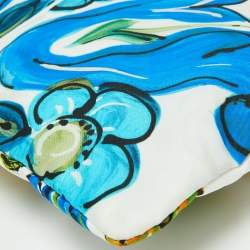 Dolce & Gabbana Multicolor Print Nylon Zip Pouch